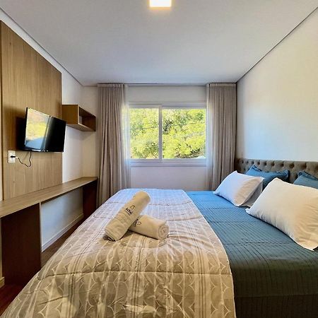 Apartamento Villa Hortensias 1Dorm Centro By Achei 卡内拉 外观 照片