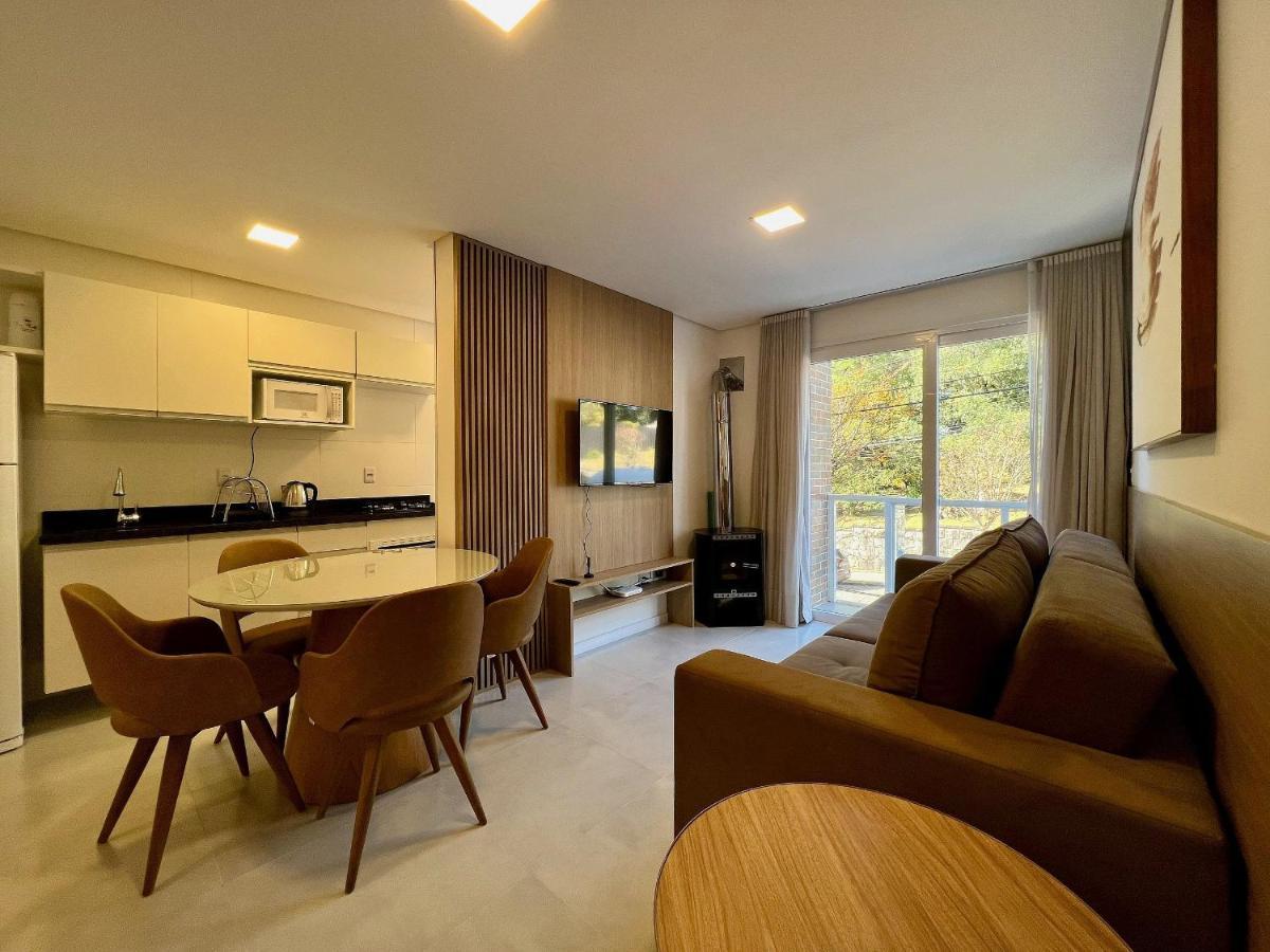 Apartamento Villa Hortensias 1Dorm Centro By Achei 卡内拉 外观 照片